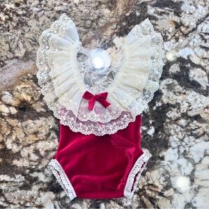 Newborn Photography Lacework Romper